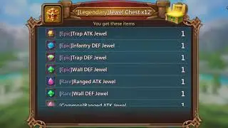 Unboxing 12!! [Legendary] !!! Jewel Chest Lords Mobile