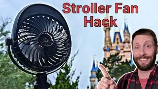 BEST Disney Stroller Hack for Heat - All Day Mist Fan - Dad Hack