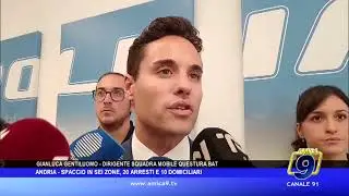 Andria – Spaccio in sei zone, 20 arresti e 10 domiciliari