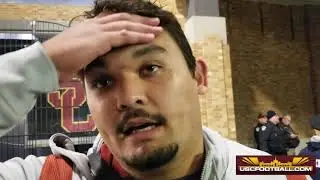 Brett Neilon discusses USC offensive line struggles vs Notre Dame