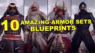 Nioh 3 - How To Get 10 Amazing Armor Sets Blueprints (Smithing Texts Location Guide)