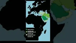oil Reserves comparison in middle east #oil #shorts #geography #middleeast