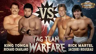 King Tonga & Richard Charland VS Rick Martel & Jacques Rougeau