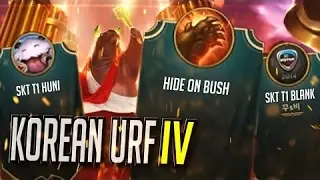 High Elo Korean URF Madness 4!! - Faker's Stream Highlights (Translated)