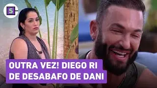 Diego Hypolito tem NOVA CRISE DE RISO no BBB 25 durante desabafo da irm&atilde; Daniele; veja v&iacute;deo
