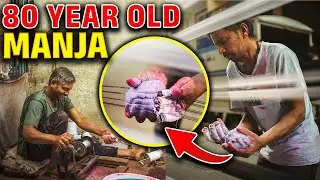 Process of Making 80 years Lubdhi Manjha in Surat | Surat Best Manjha