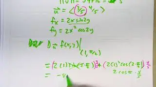 13.6 Directional Derivatives and Gradients (part 2)