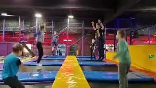 Батутная арена в Sky Trip🔋