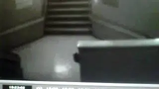 Clutzy co-worker falls