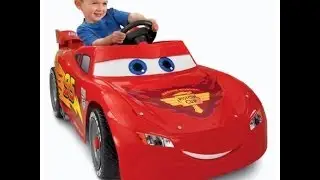 Lightning McQueen Power Wheels Car - Fun Fisher Price Ride on Toy