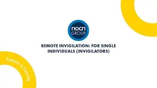 Remote Invigilation - How it works for for single individuals (Learners)