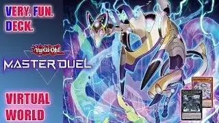 META VIRTUAL WORLD GAMEPLAY + DECKLIST | EASY CLIMBING TO PLATINUM [MASTER DUEL]