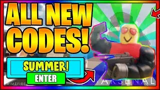 ALL *NEW* ARSENAL CODES *SUMMER UPDATE!* Roblox Arsenal July 2021 Codes✅