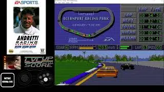 HIGHSCORE - Mario Andretti Racing - Megadrive 5'05''19 (OceanPort / 9Laps)