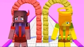 Destiny Run: Alex VS Zombie Girl - Funny Animation #minecraft