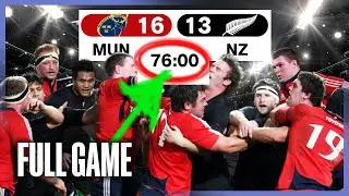All Blacks v Munster 2008 | FULL GAME | Haka performed AGAINST the All Blacks? LATE GAME DRAMA
