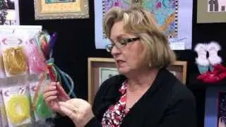 Учитель рукоделия Барбара Элмор и нитки для украшения Sparkles