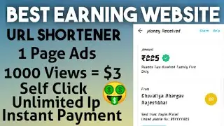 Best Link Shortener Earn Money Without Captcha  || Earning Website Unlimited Tricks || PremkumarTPK