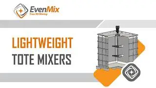 Lightweight IBC Tote Mixers