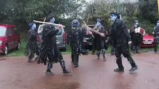 Boggarts Breakfast Dancing Twiglets at the 2025 KRAMPLEWICK STEAM EVENT on 15th November 2025