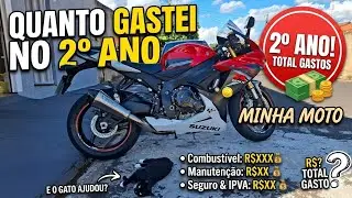 Quanto eu gastei com manutenções no 2 ano com minha moto (grande)?😱