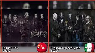 🎸 Metal Bands Around The World Part II | Legendary Metal Groups by Country 🌍