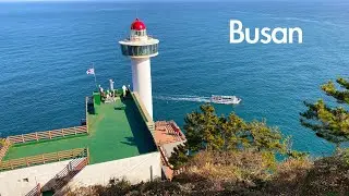 Korea - Touring Taejongdae Cliffed Coast | Busan - 4K