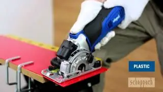 Scheppach PL285 240v 89mm Portable Circular Plunge Saw Multi Tool System