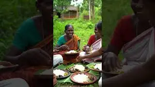🌿 Aadiwashi Women Enjoying Traditional Meal | Village Life & Culture 🍲✨ #viral  #100kview