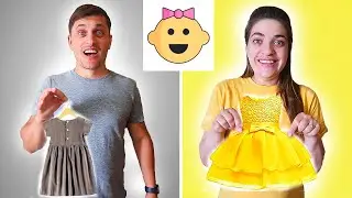 PROVOCAREA GRI 🤍- GALBEN 💛/ ALEGEM LUCRURI  pentru FETITA NOASTRĂ 👩‍❤️‍👨👧🏼