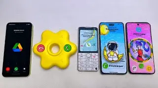 Galaxy a16 vs Yellow Star vs Qin F22 Pro vs iPhone 17 ProMax vs Honor Magic6 Pro incoming call