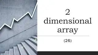 two dimensional array