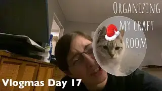 Setting Up My Craft Room Part 1 | Vlogmas Day 17