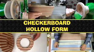 Checkerboard Hollow Form