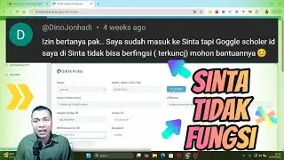 Google Scholar ID terkunci di SINTA akhirnya tidak bisa sinkron data publikasi artikel jurnal