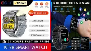 EIGIIS Smart Watch Review 2025 |Tactical LED Flashlight, 1.96&rdquo; Big Screen, 3ATM Waterproof&ndash;Only $30!