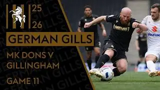 MK Dons против Gillingham &mdash; German Gills Show &mdash; 04.10.2025 &mdash; Лучшие моменты