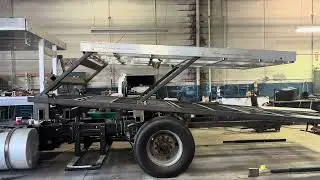 Ford COE Cabover C Series C600 C-8500R Quad Cab Upper Ramp Operation