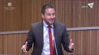 Intervenci&oacute; de Pere L&oacute;pez en el debat global de la llei de l'esport