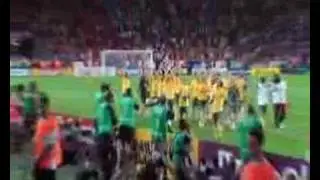 SOCCEROOS COME BACK OUT TO PARTY AFTER CROATIA GAME