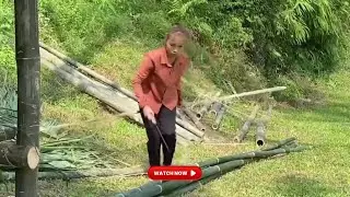TIMELAPSES - Redefining Your Home with Self-Made Bamboo Walls ｜ Build Green Life.