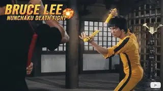 🐉 Bruce Lee ⚡ Nunchaku Death Fight Scene 3.0 🔥 Legendary Showdown Must-See Classic Kung Fu