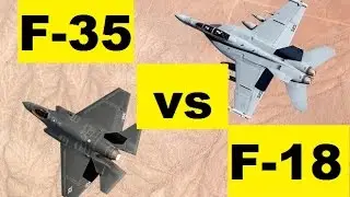 Комбинация палубных истребителей 4-го и 5-го поколений ВМС США F-18 Block III и F-35