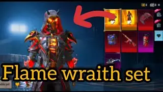 flame wraith set finally here 🔥#flamewraithset #bgmi #pubg