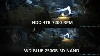 WD BLUE 3DNAND SSD 250GB VS HDD 7200 RPM
