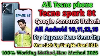 Tecno Spark 8t frp remove one click/Frp bypass/New trick 2023/Gsm Devil/all tecno frp removeoneclick