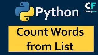 Count Words From String In Python | CodingFacts