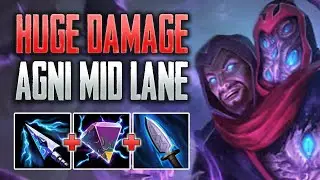PUMPING OUT DAMAGE! Agni Mid Gameplay (SMITE Conquest)