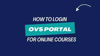 HOW TO LOGIN OVS Learning E Portal