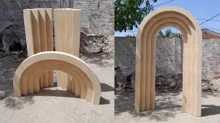 Arco 3D de fibrofacil paso a paso | Candy bar y decoraci&oacute;n